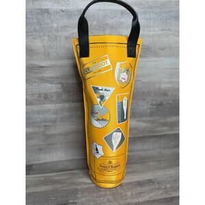 Veuve Clicquot Champagne Travel Bag Insulated Carry Case Leather Handles 750 ML